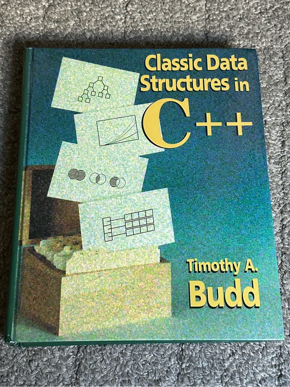 Classic Data Structures in C++ Budd 1994 HC Object Oriented Programming Book